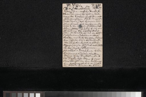 Letter to Mien Cambier van Nooten