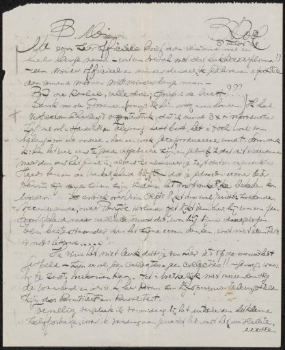 Letter to Mien Cambier van Nooten