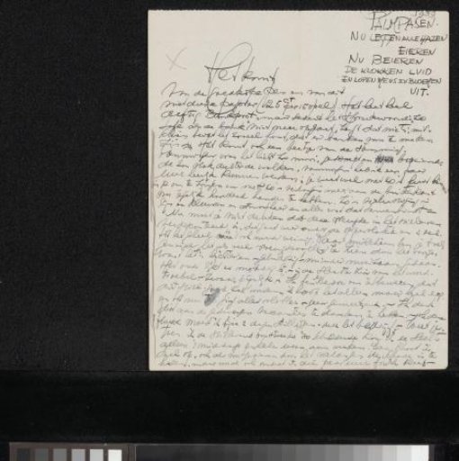 Letter to Mien Cambier van Nooten