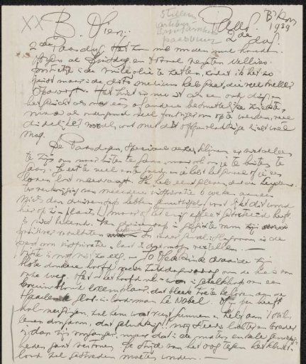 Letter to Mien Cambier van Nooten