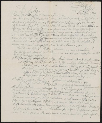 Letter to Mien Cambier van Nooten