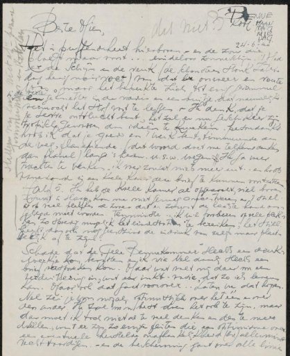 Letter to Mien Cambier van Nooten