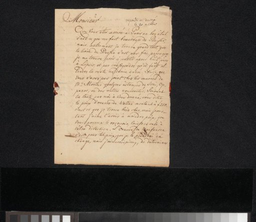 Letter to Charles-Antoine Jombert