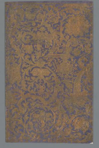 Booklet with cover of brocade paper