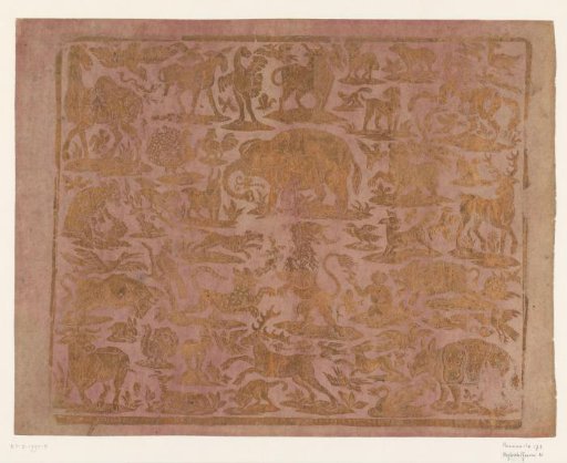 Sheet with animals