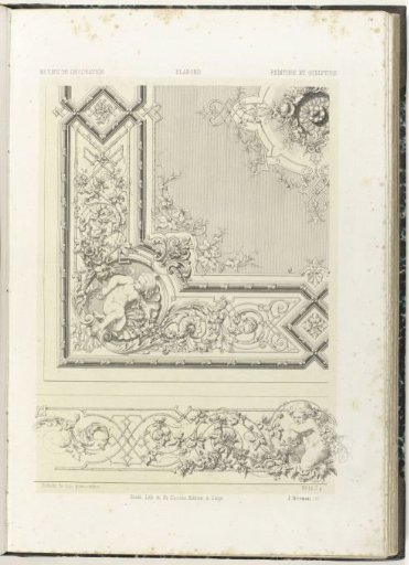 Ceiling and frieze