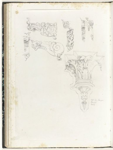 Eight culs-de-lampe