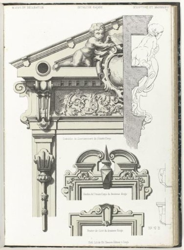 Details of the facade