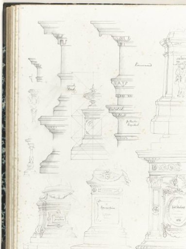 Capitals and pedestals
