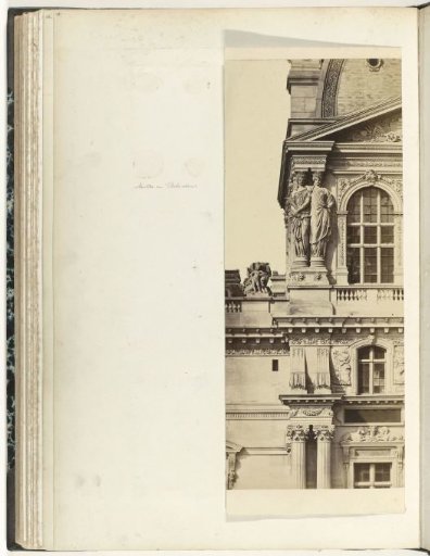 Detail of the Richelieu Pavilion of the Louvre