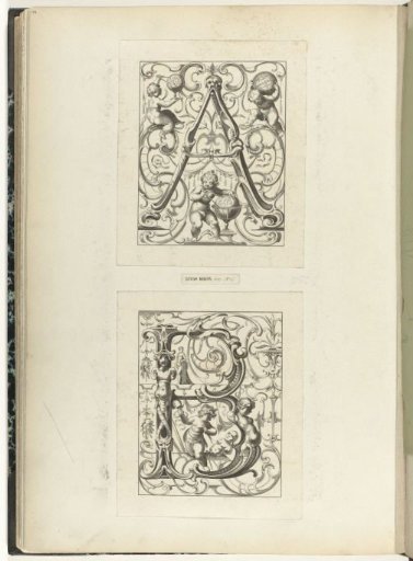 Letter A and Letter B