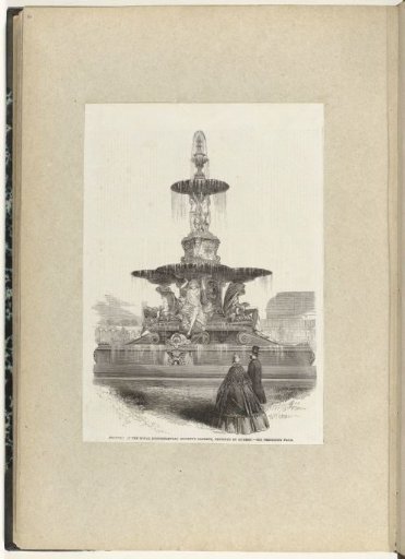 Fountain in the garden of the Royal Horticultural Society