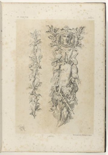 Oak branch and hunting trophy
