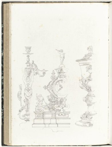 Small Ornament, Candelabrum, Clock and Vase