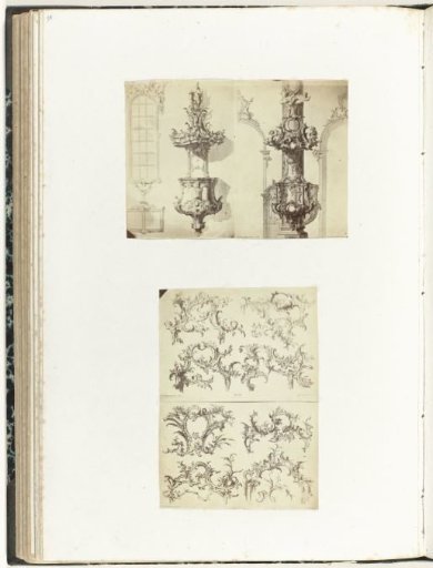 Two pulpits and eight ornaments