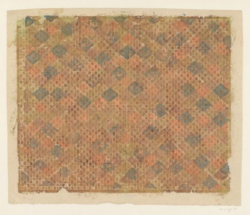 Sheet with a chessboard pattern