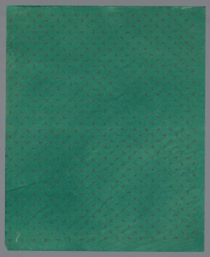 Sheet with check pattern of dashes