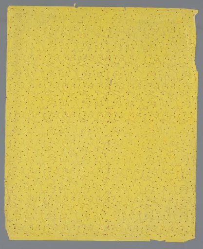 Sheet with pattern of dotted lines and points