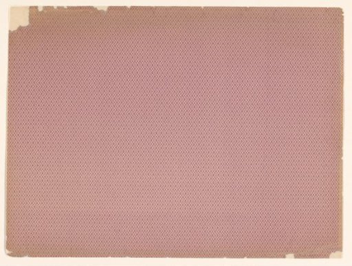 Sheet with diagonal diamond pattern in purple