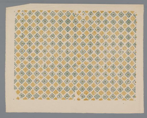Sheet with a checkered pattern