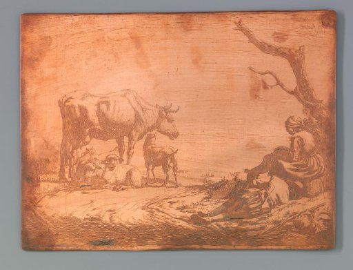 Shepherd and Shepherdess with Their Livestock