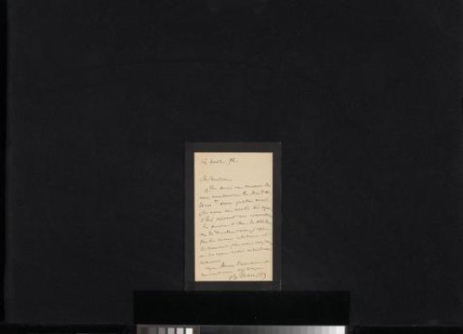 Letter to an anonymous recipient