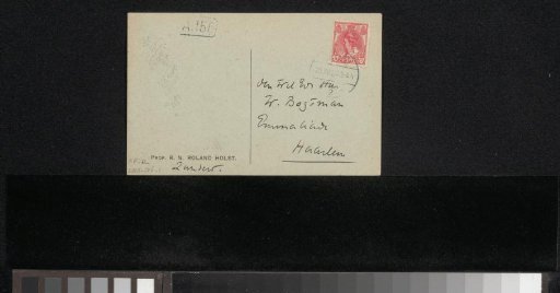 Postcard to Willem Bogtman