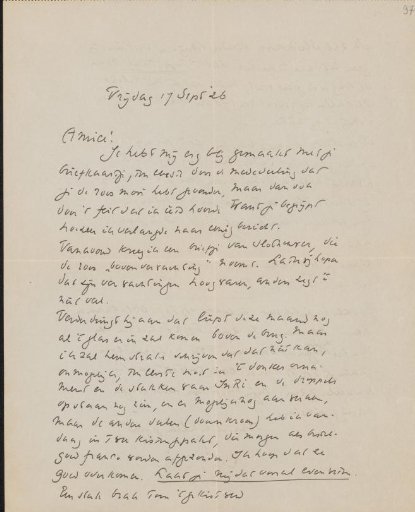 Letter to Willem Bogtman