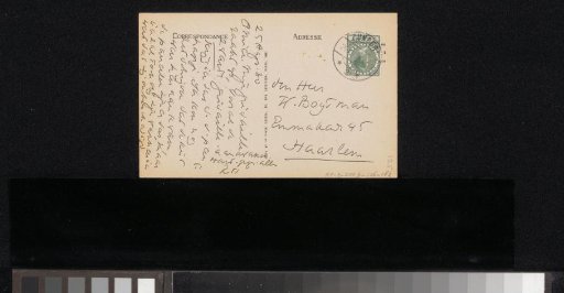 Postcard to Willem Bogtman
