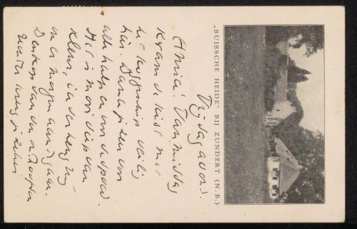 Postcard to Willem Bogtman