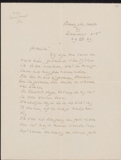 Letter to Willem Bogtman