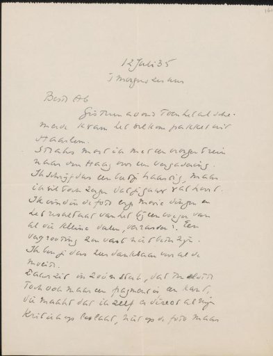 Letter to Ab Bogtman