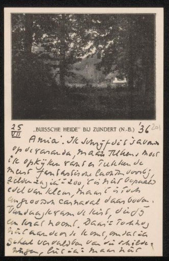 Postcard to Willem Bogtman