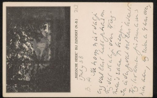 Postcard to Ab Bogtman