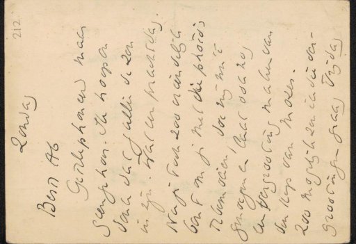 Postcard to Ab Bogtman
