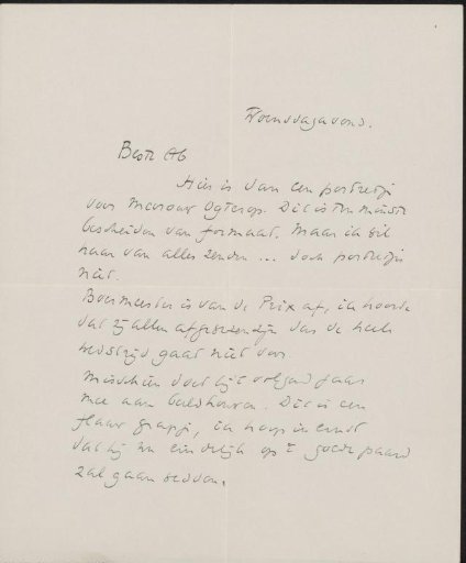 Letter to Ab Bogtman