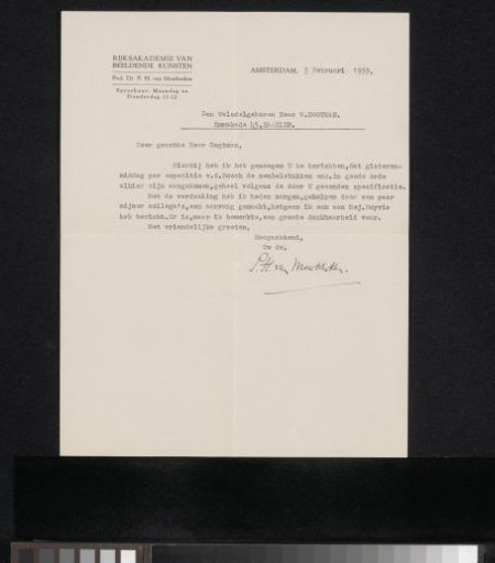 Letter to Willem Bogtman
