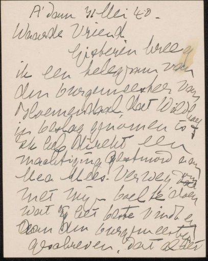 Letter to Willem Bogtman