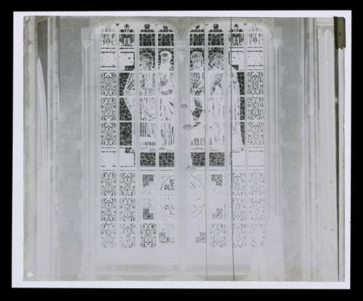 Photographic Reproduction of the Lower Part of the Evangelists Window Made by Richard Nicolaüs Roland Holst in the Utrecht Dom