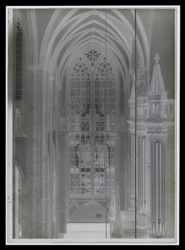 Photographic Reproduction of the Evangelists Window made by Richard Nicolaüs Roland Holst in the Cathedral of Utrecht