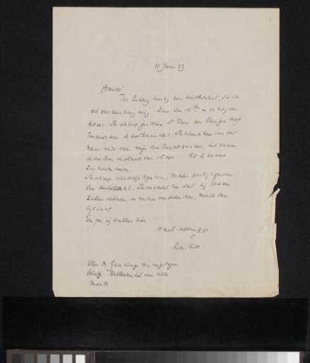 Letter to Willem Bogtman