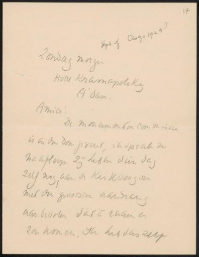 Letter to Willem Bogtman