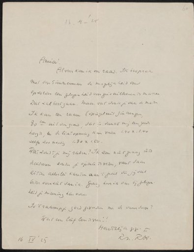 Letter to Willem Bogtman