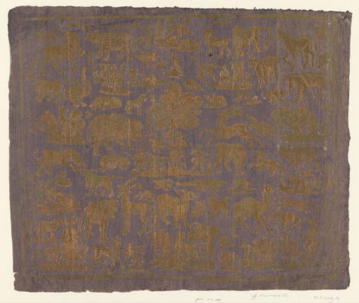 Sheet with animals
