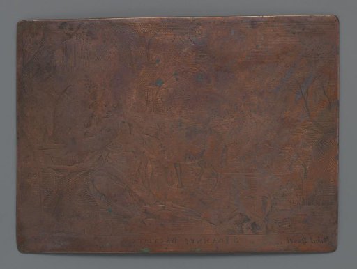 Copperplate with John the Baptist