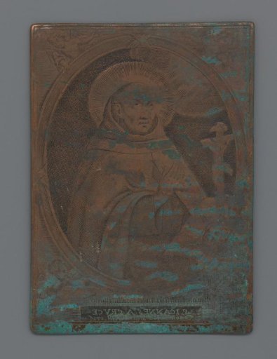 Copperplate with John of the Cross