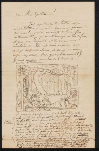 Letter from Jan Toorop to William Degouve de Nuncques