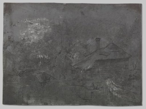 House by a Pond with Two Boats in Giethoorn