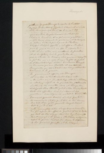 Manuscript concerning Willem Jacob Herreyns