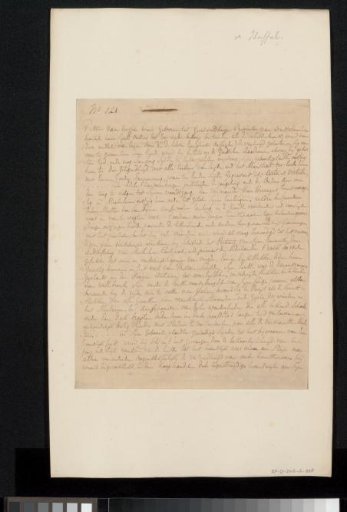 Manuscript concerning Pieter van Huffel